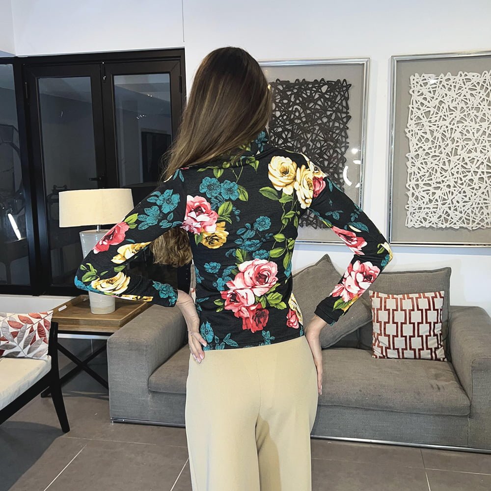 Polera Doris Floreado
