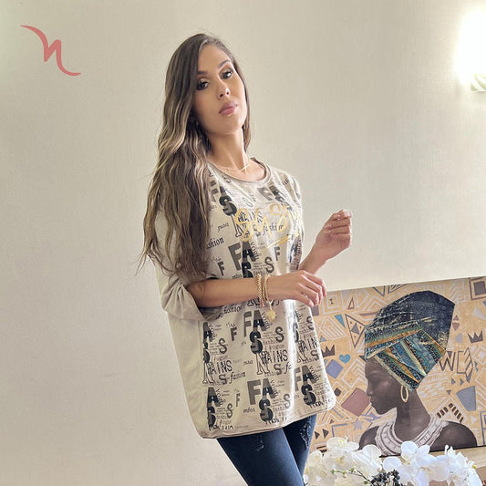 Polera Charo Beige