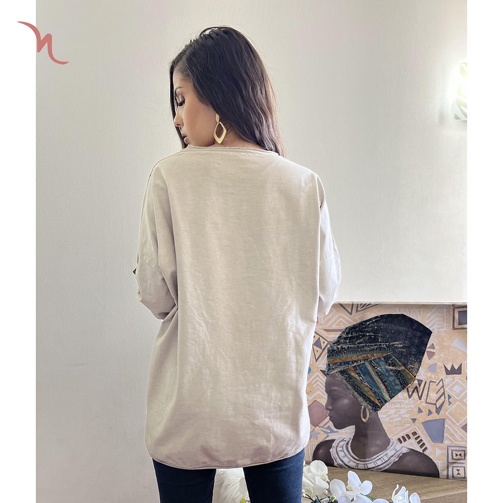 Polera Charo Beige