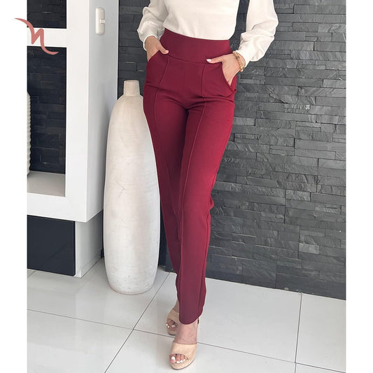 Pantalón Azira Burdeos