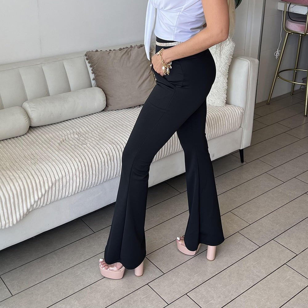 Pantalon Flare Sofia Negro