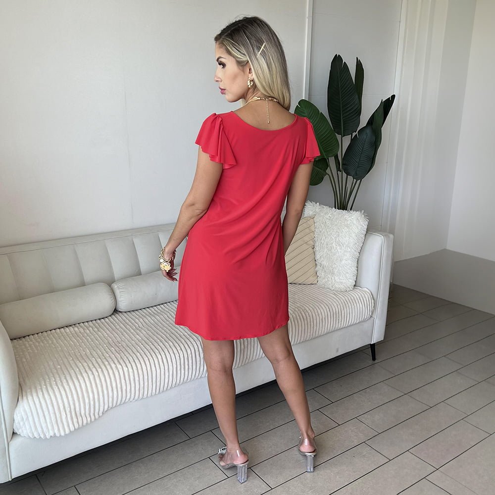 Vestido Aynara Rojo