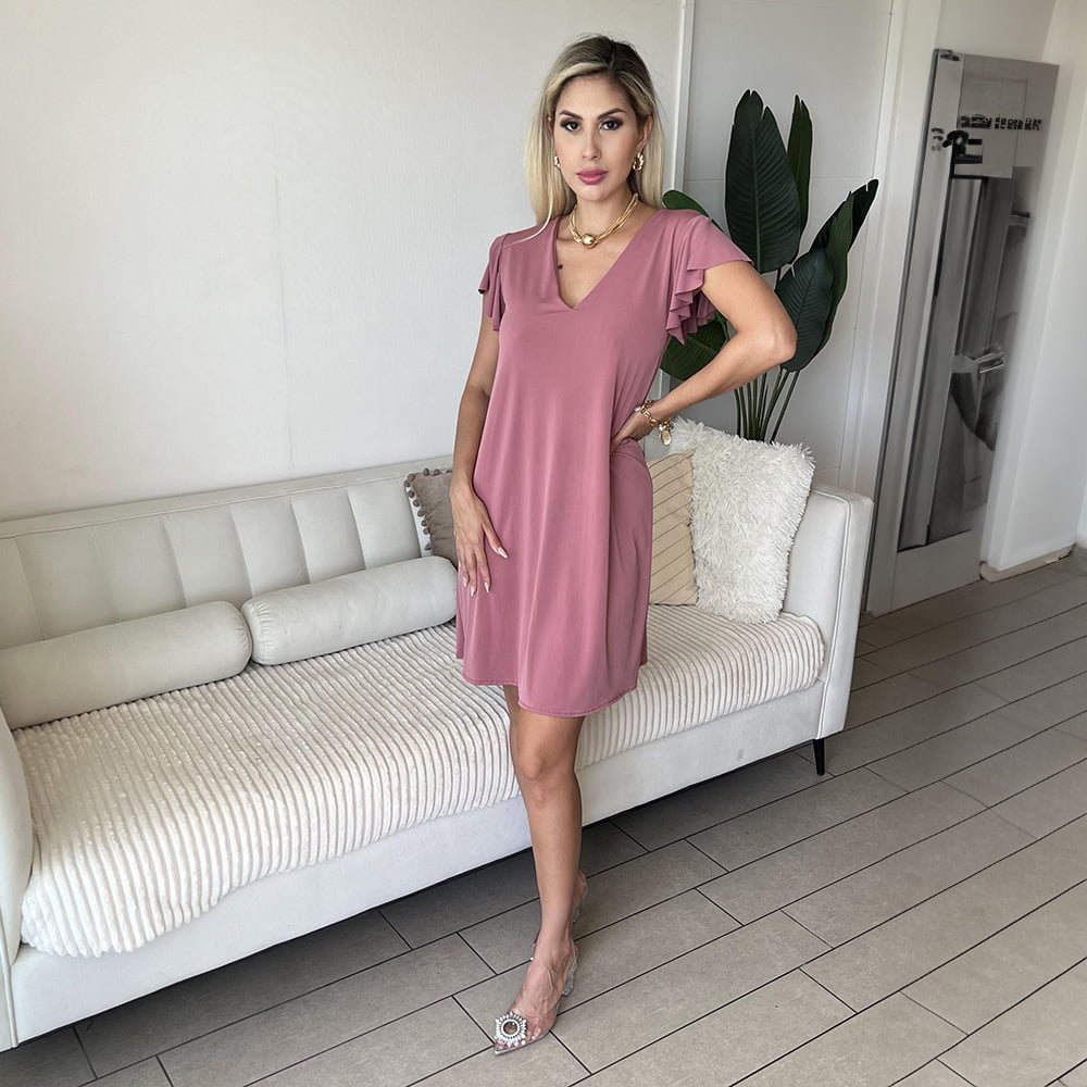 Vestido Amira Palo Rosa