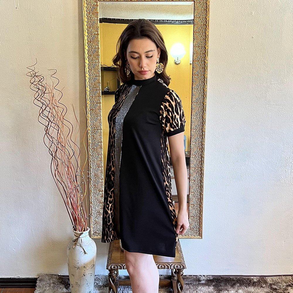 Vestido Yesenia print Brillos