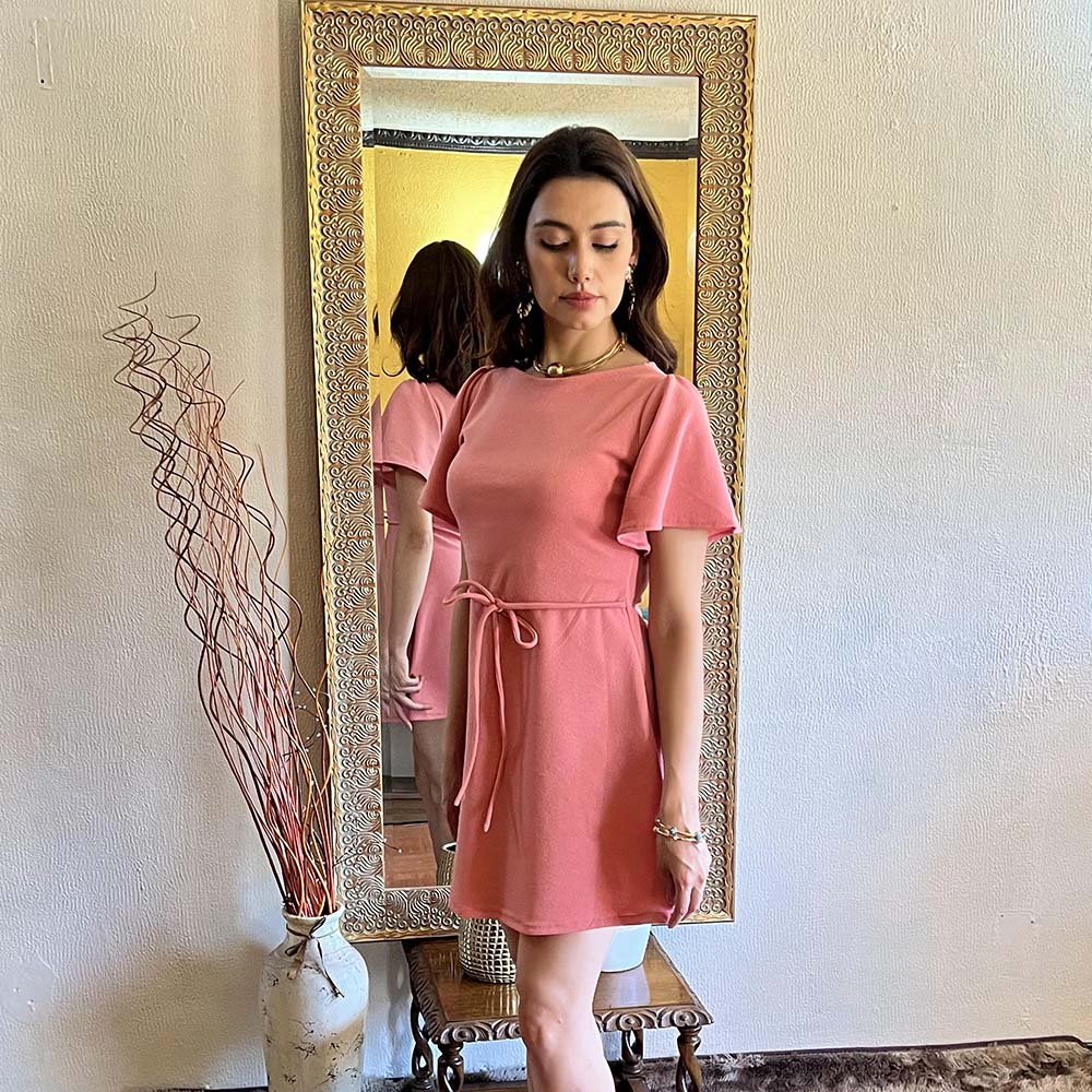 Vestido Margaret Palo Rosa