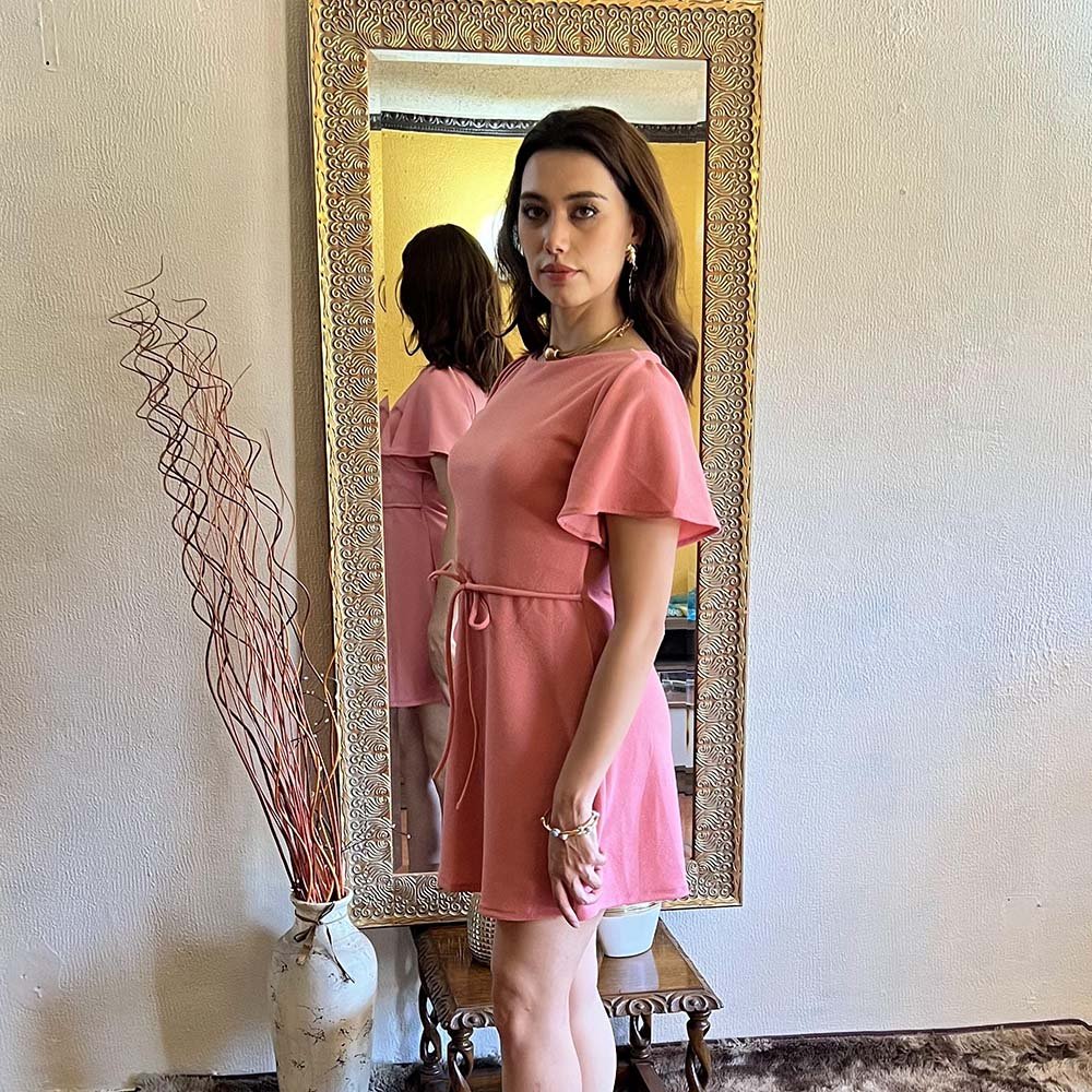 Vestido Margaret Palo Rosa