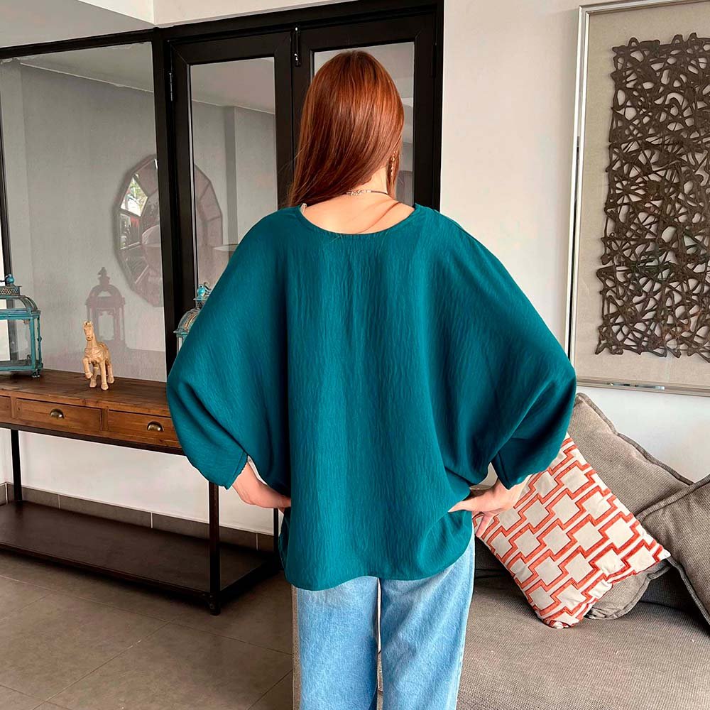 Polera Maira Verde Botella