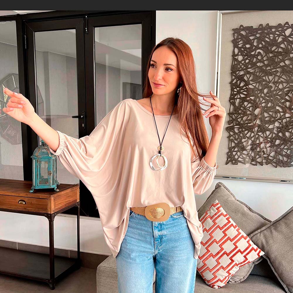 Polera Nairoby Beige
