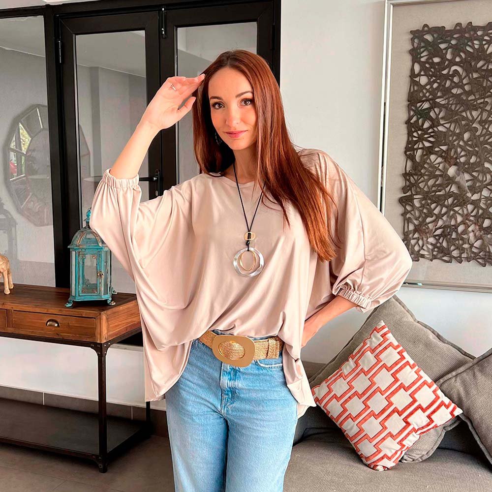Polera Nairoby Beige