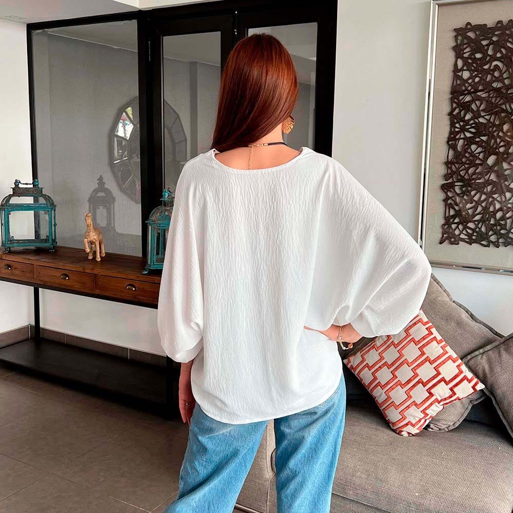 Polera Maira Blanco Invierno