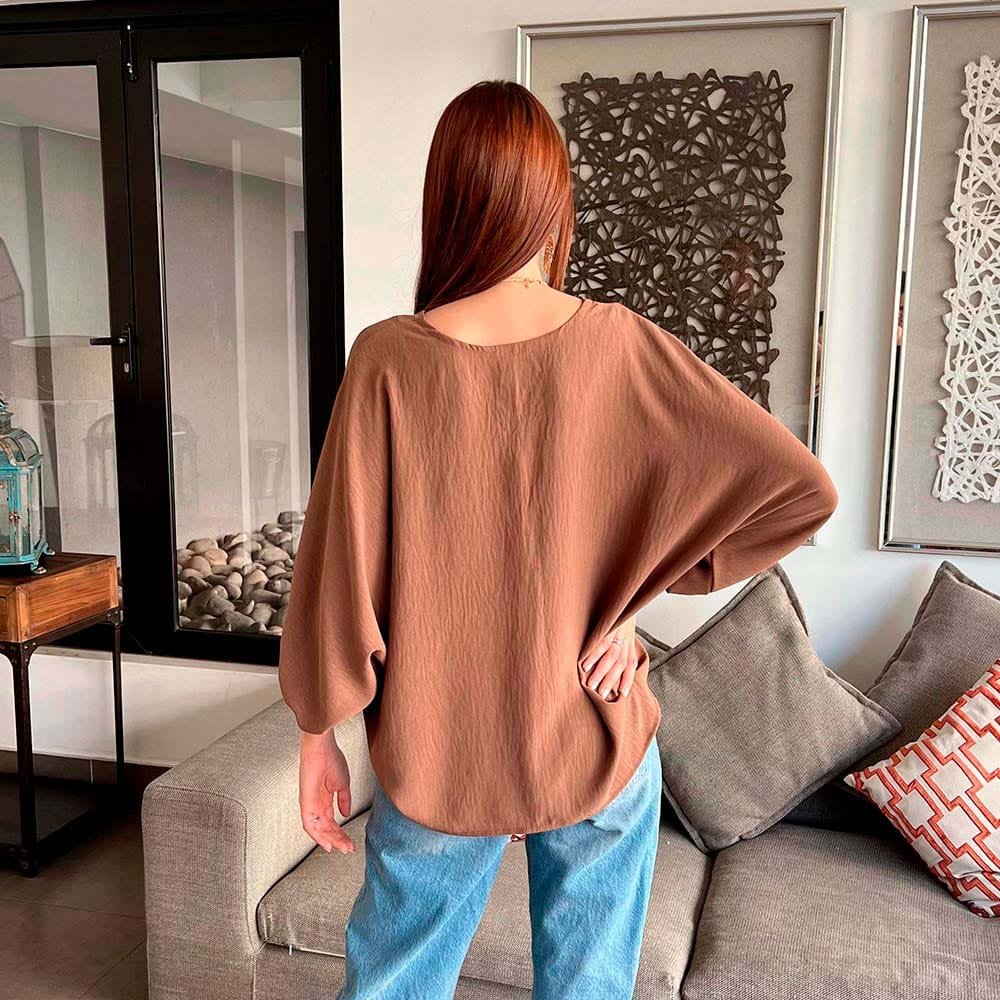 Polera Maira Cafe