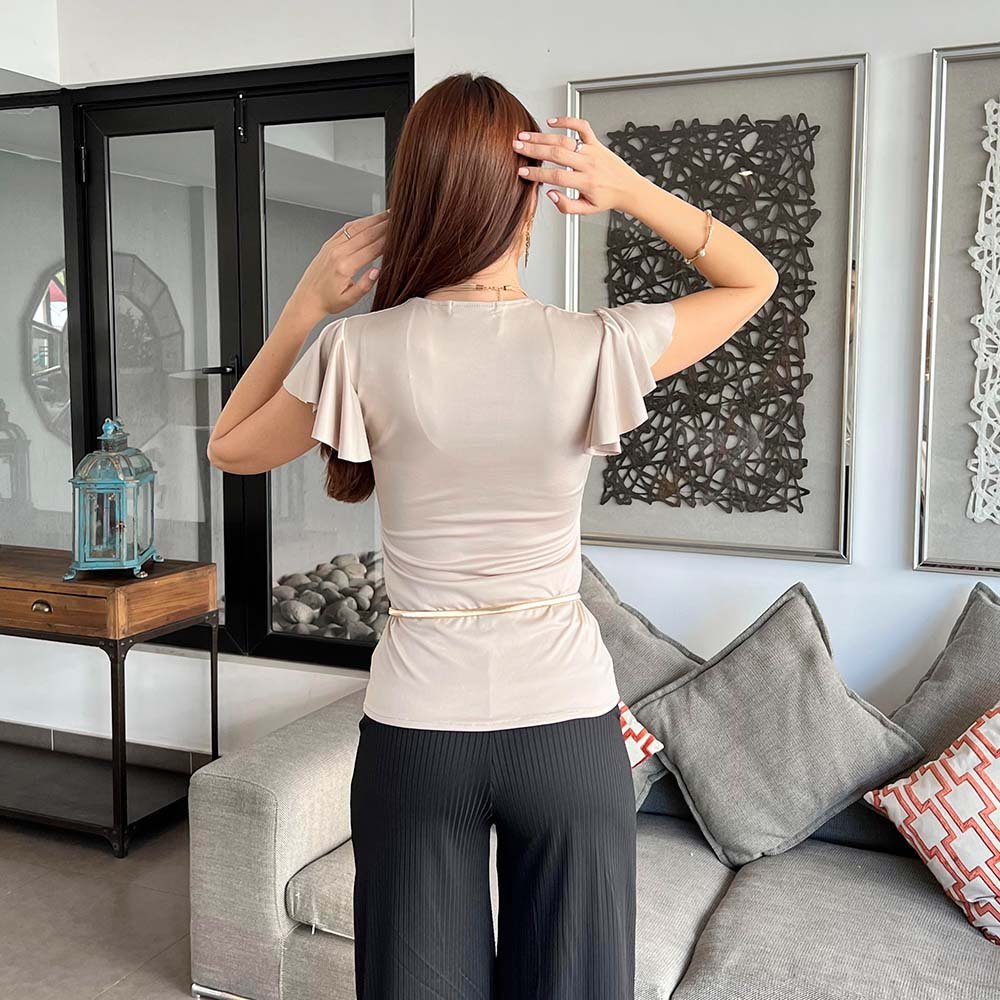 Polera Berta Beige
