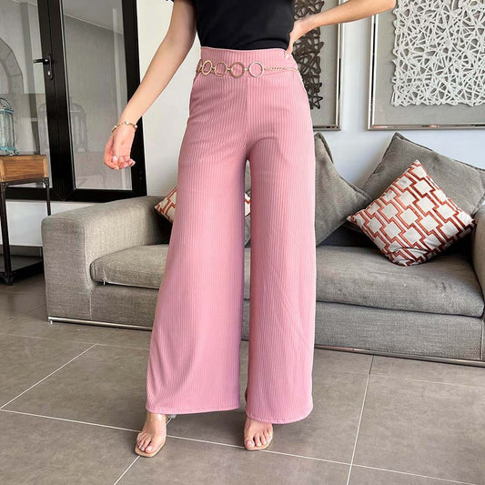 Pantalón Palazzo Darsy Palo Rosa