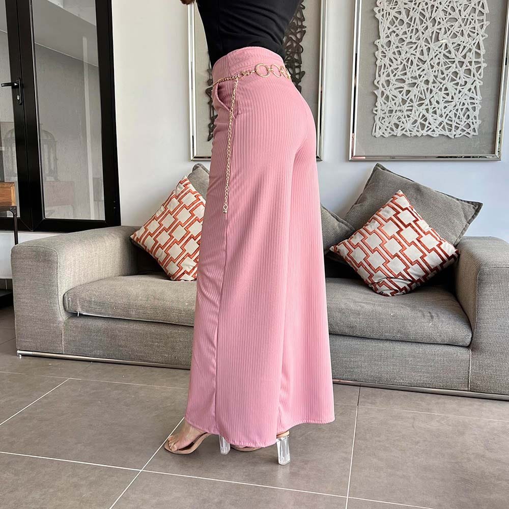 Pantalon Palazzo Darsy Palo Rosa