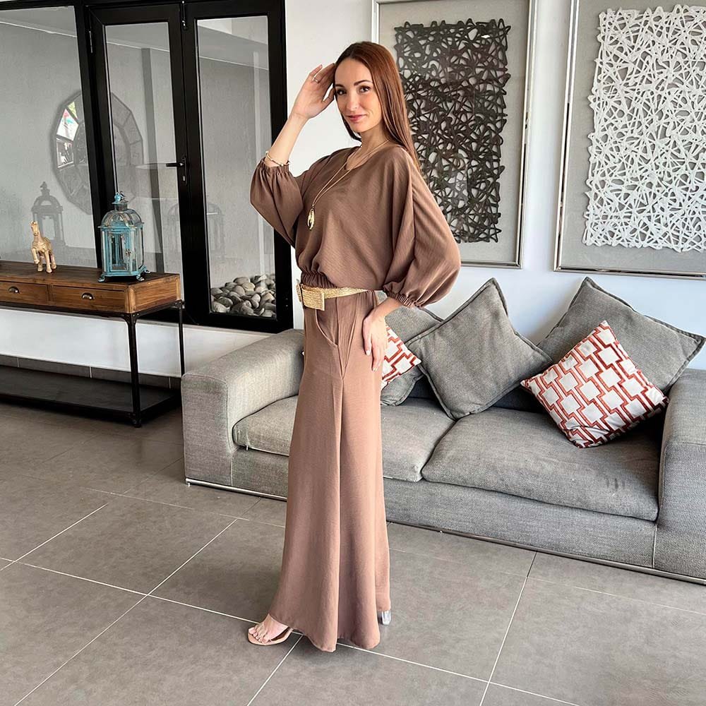 Conjunto Divina Marrón