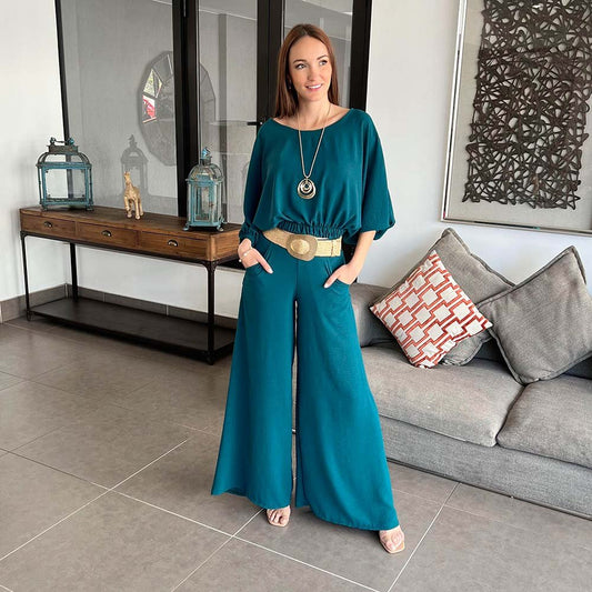 Conjunto Divina Verde Botella
