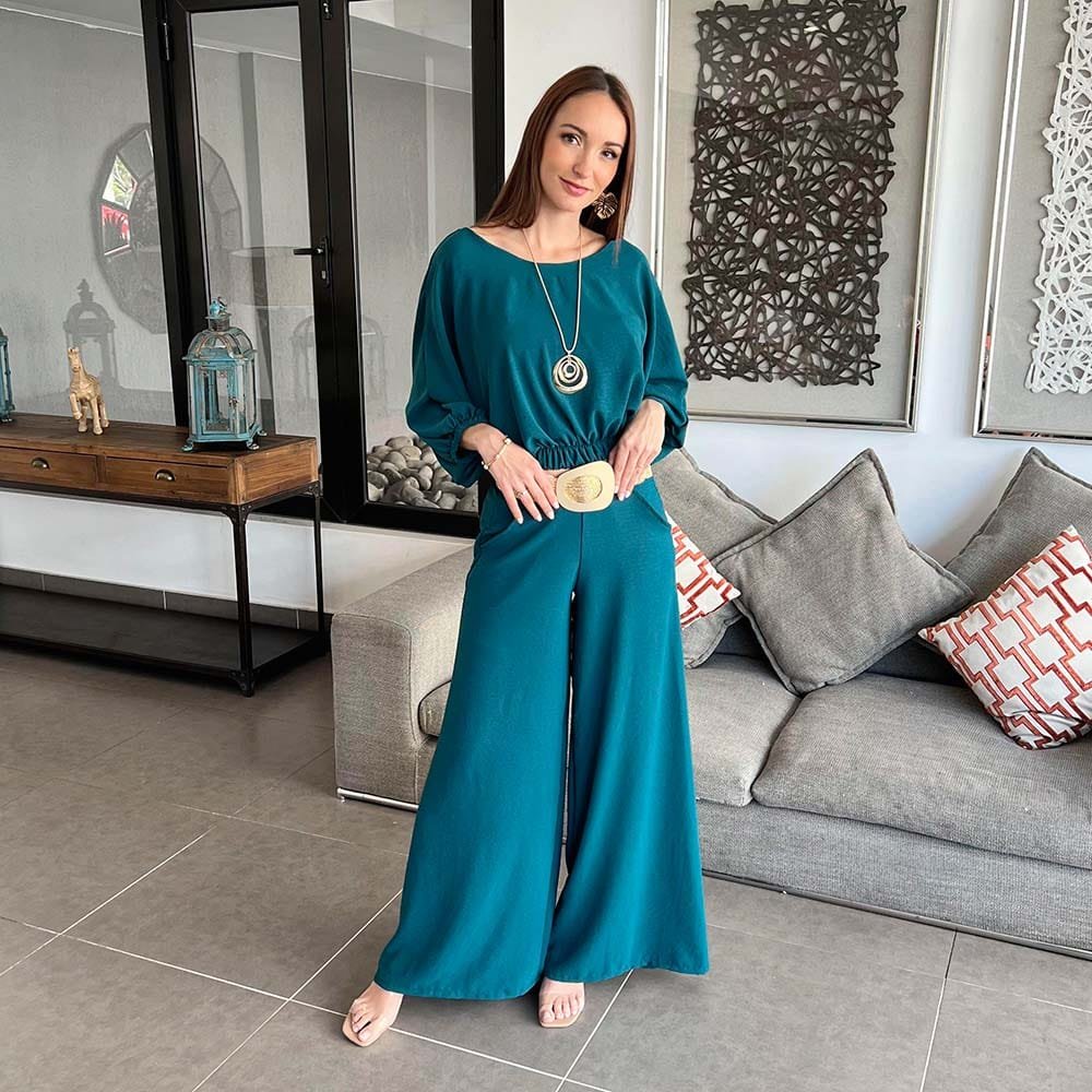 Conjunto Divina Verde Botella