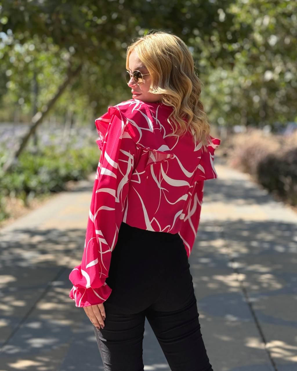 Polera Paula Fucsia