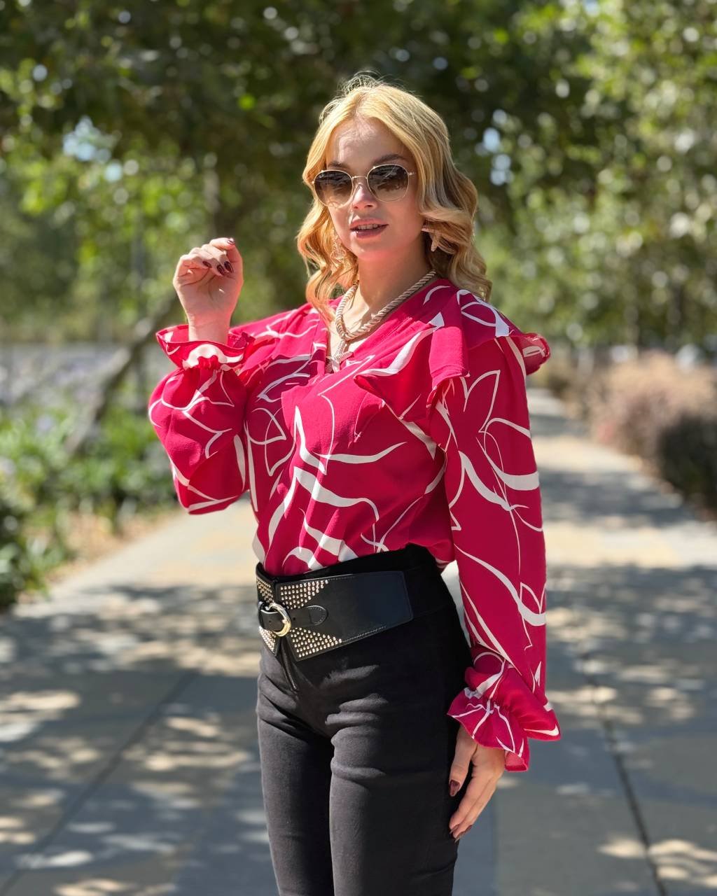Polera Paula Fucsia