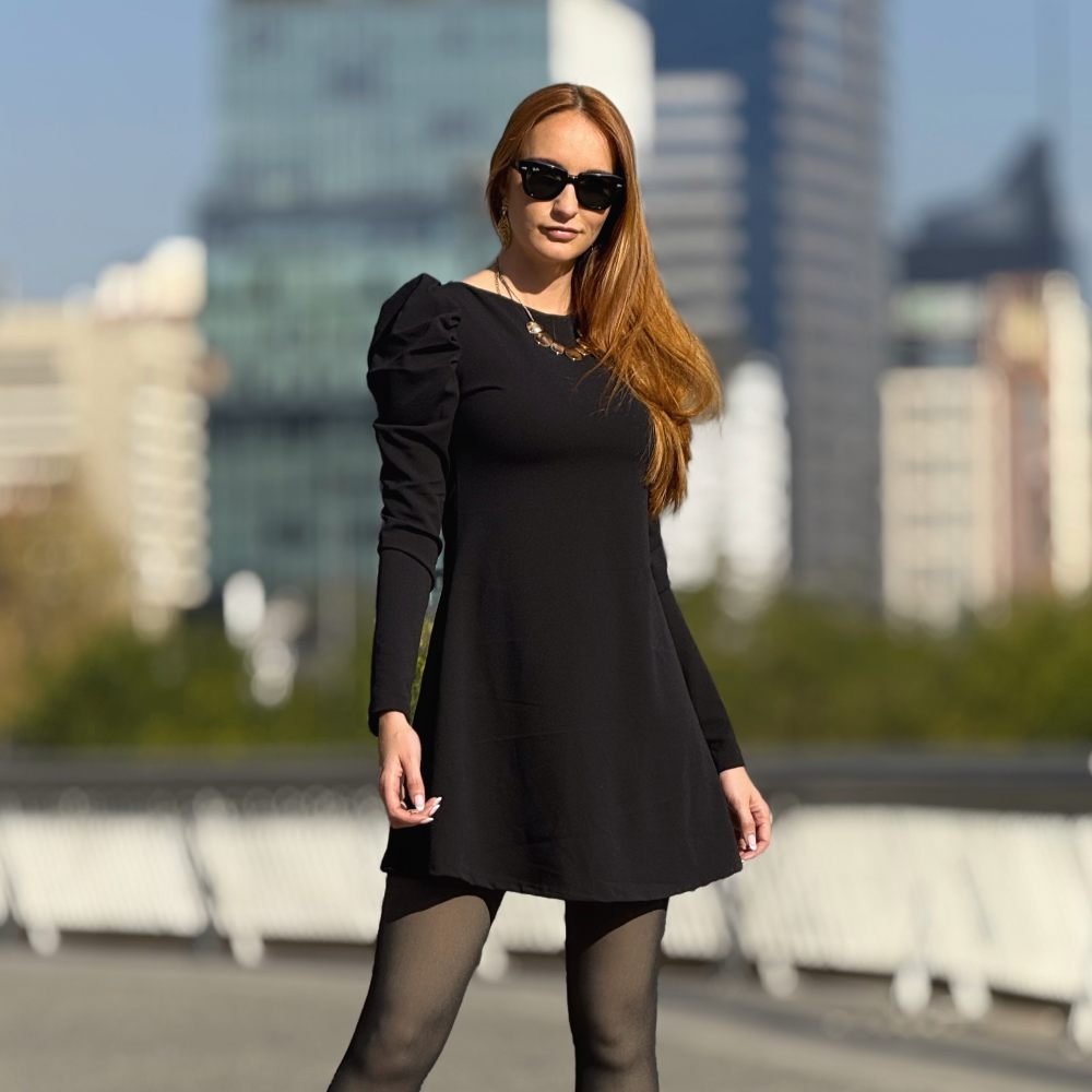 Vestido Bilma Manga Princesa