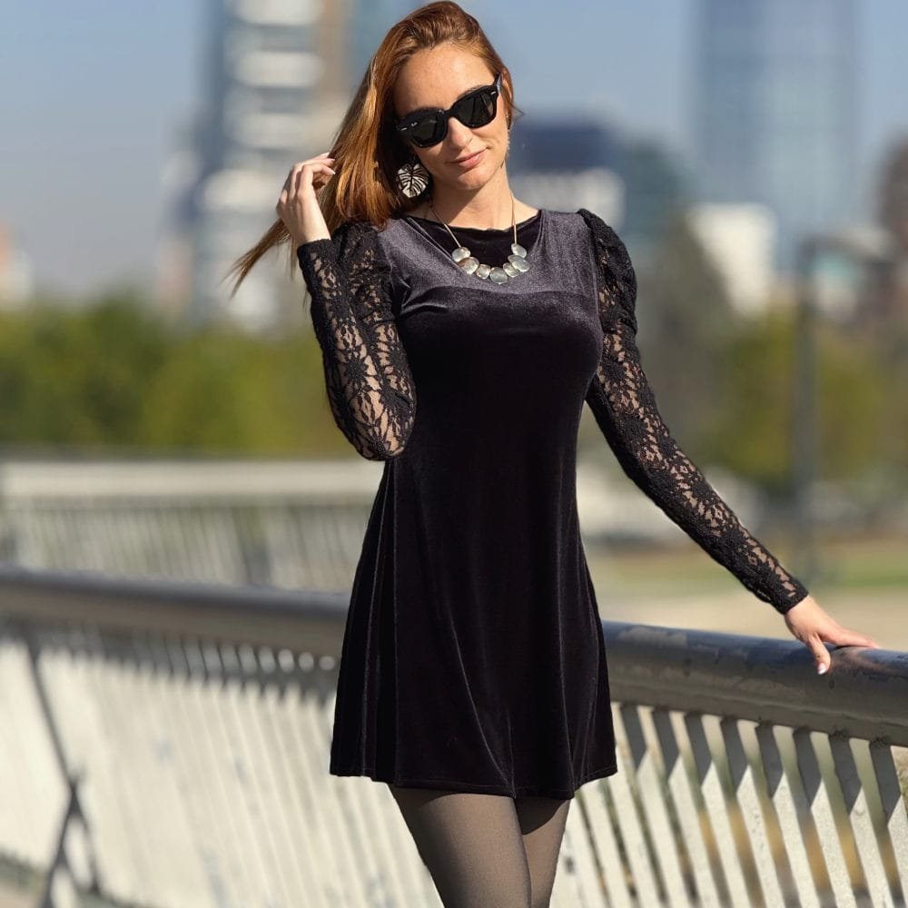 Vestido Deisy terciopelo