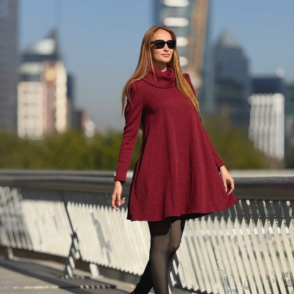 Vestido Elif Burdeo