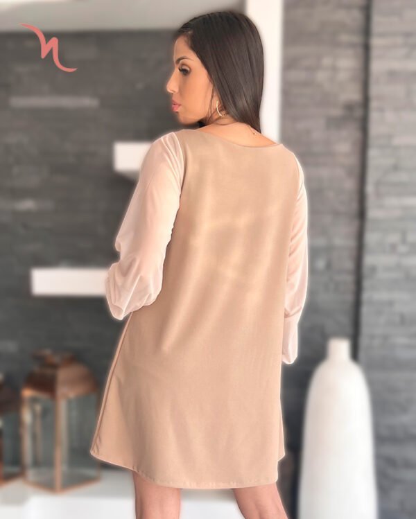 Vestido Daphne Beige - Imagen 3