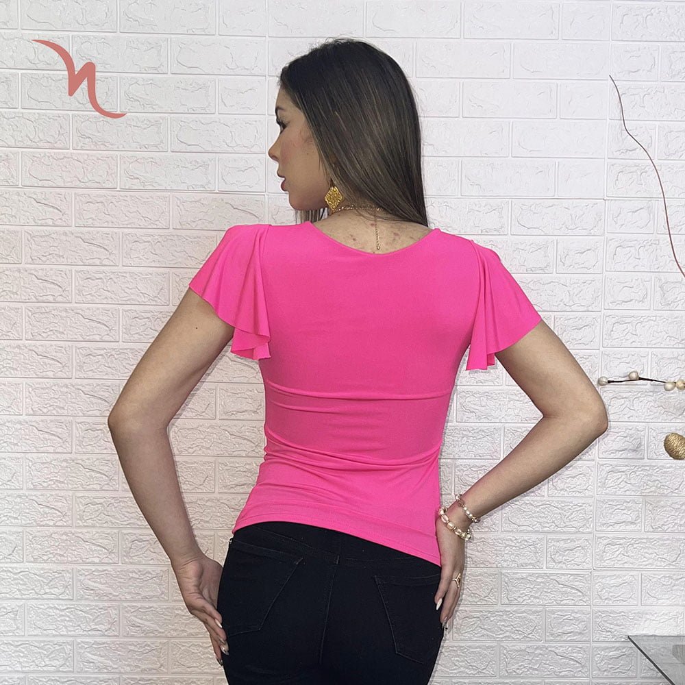 Polera Nuria Fucsia - Imagen 3