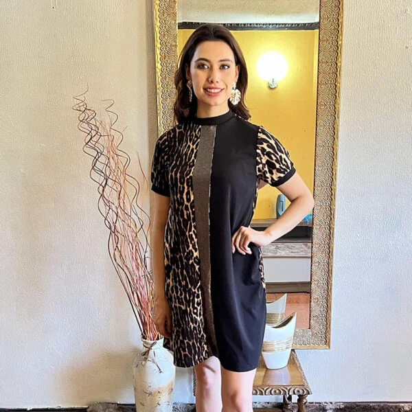 Vestido Yesenia print Brillos