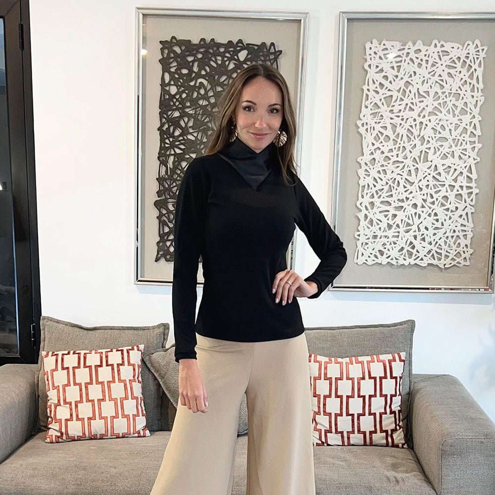 Polera Manga Princesa Cuello Beatle Yadira