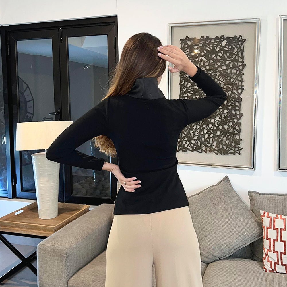 Polera Manga Princesa Cuello Beatle Yadira - Imagen 5