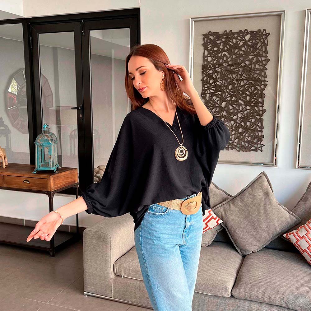 Polera Maira Negro - Imagen 3