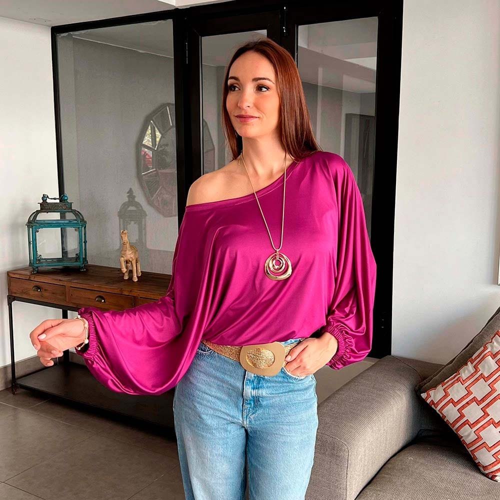 Polera Gadea Morado - Imagen 2