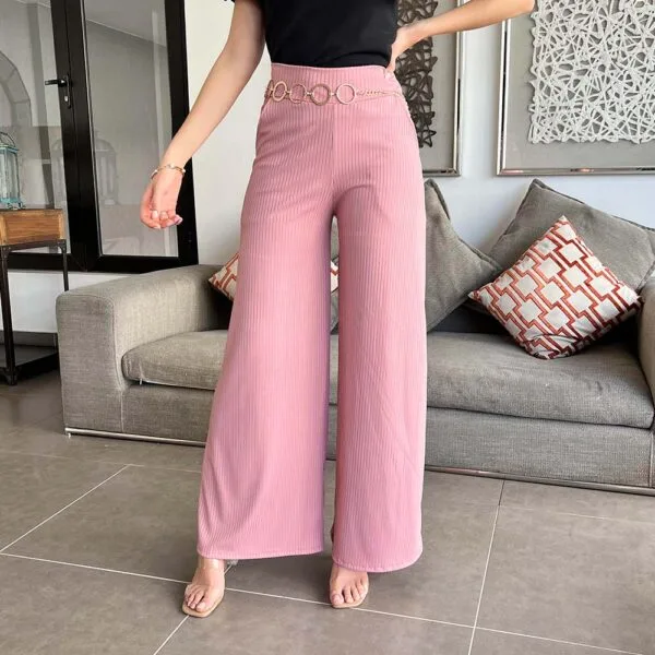 Pantalon Palazzo Darsy Palo Rosa