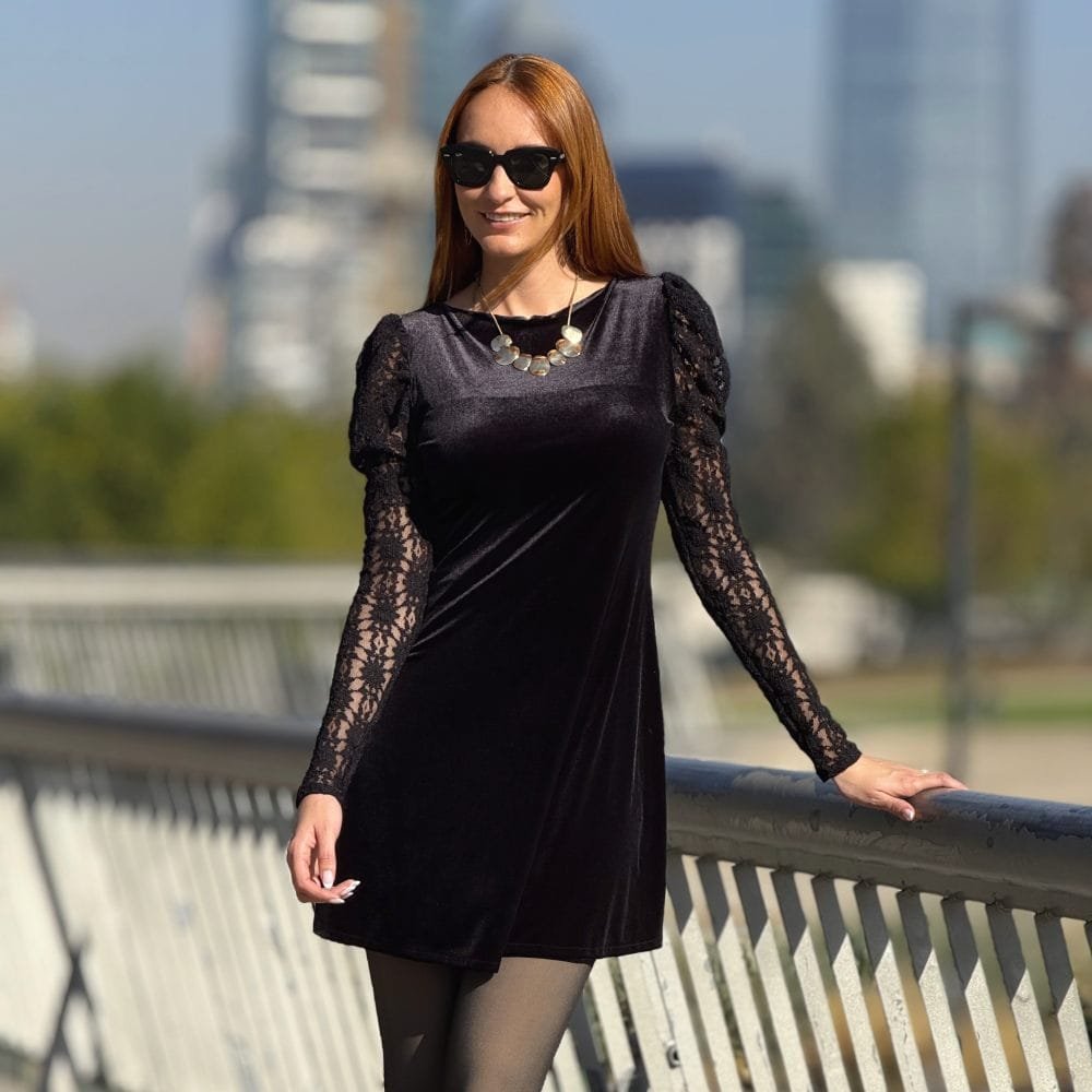 Vestido Deisy terciopelo